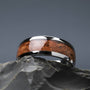"Binary Ring": Stylish ring combining natural cork and sleek silver.