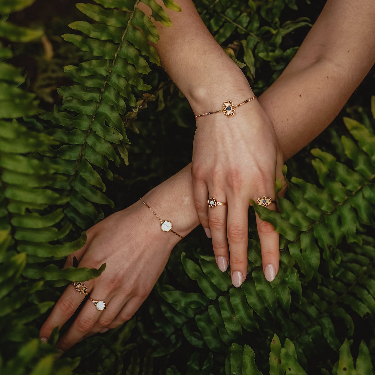 Facade Ring (Turquoise/Gold)
