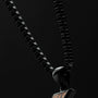 "Baritone Necklaces" - Elegant necklace featuring zebrawood and black accents.