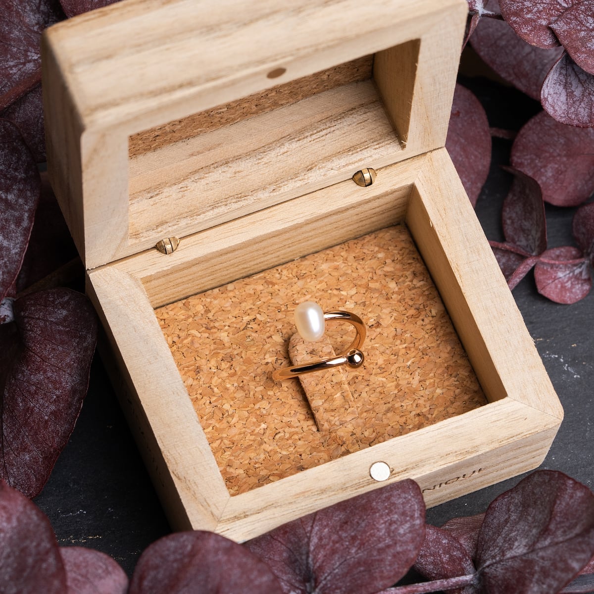 Panoramic Ring (Weiße Perle/Gold)