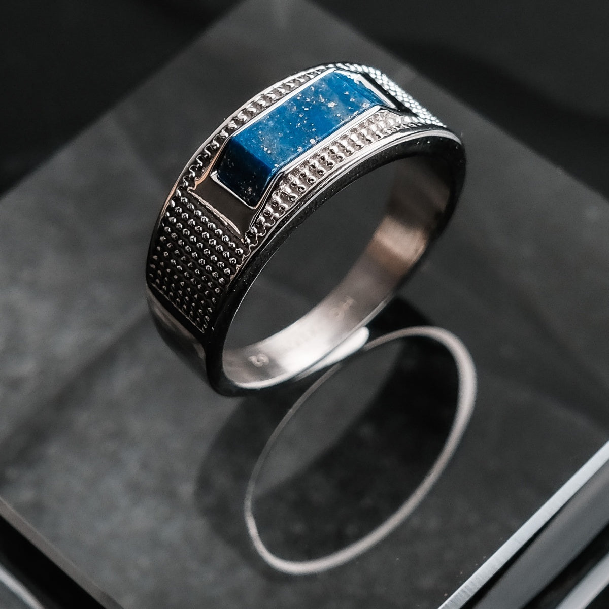 Planarity Ring (Lapislazuli/Silber)