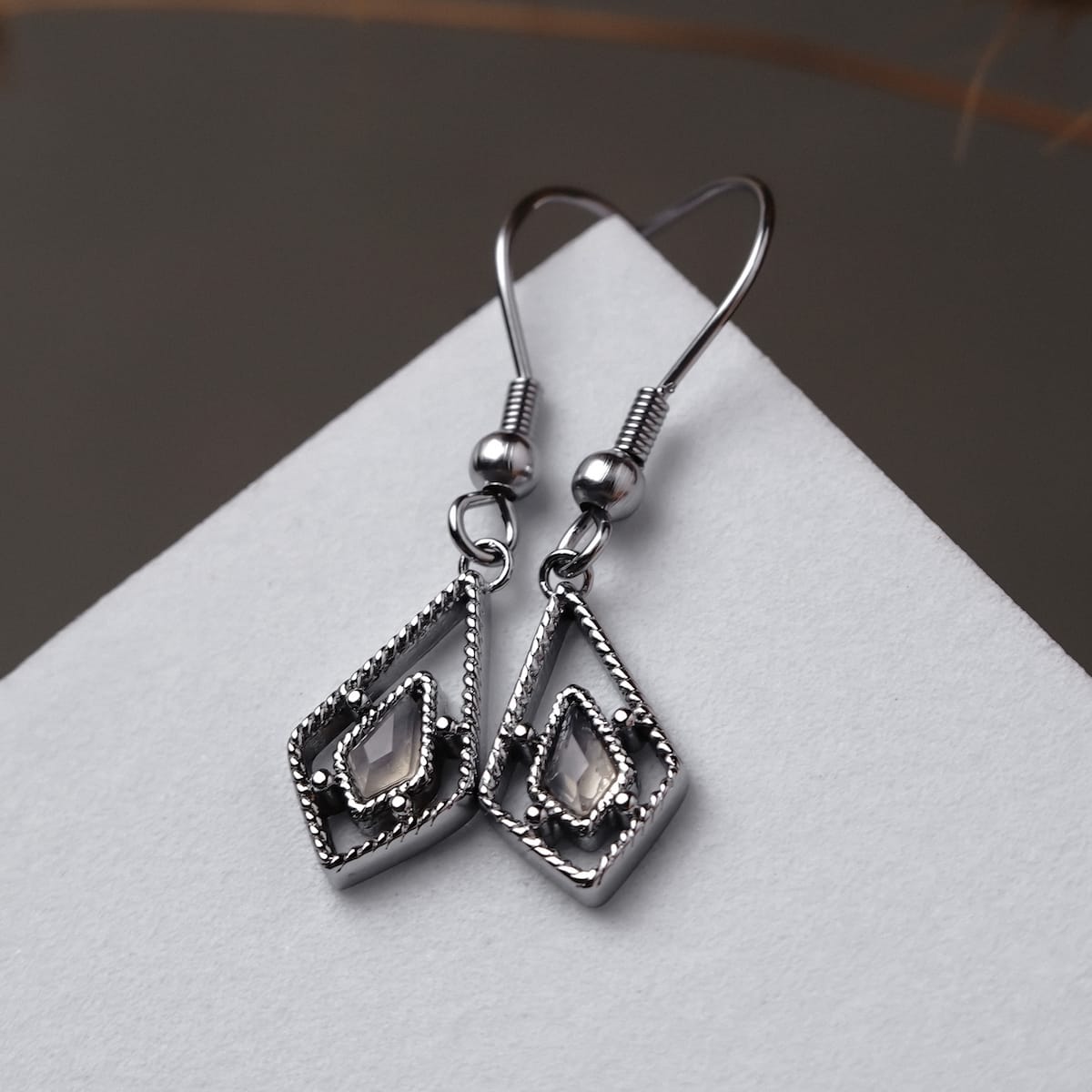 Daydreamer Earrings (Moonstone/Silver)