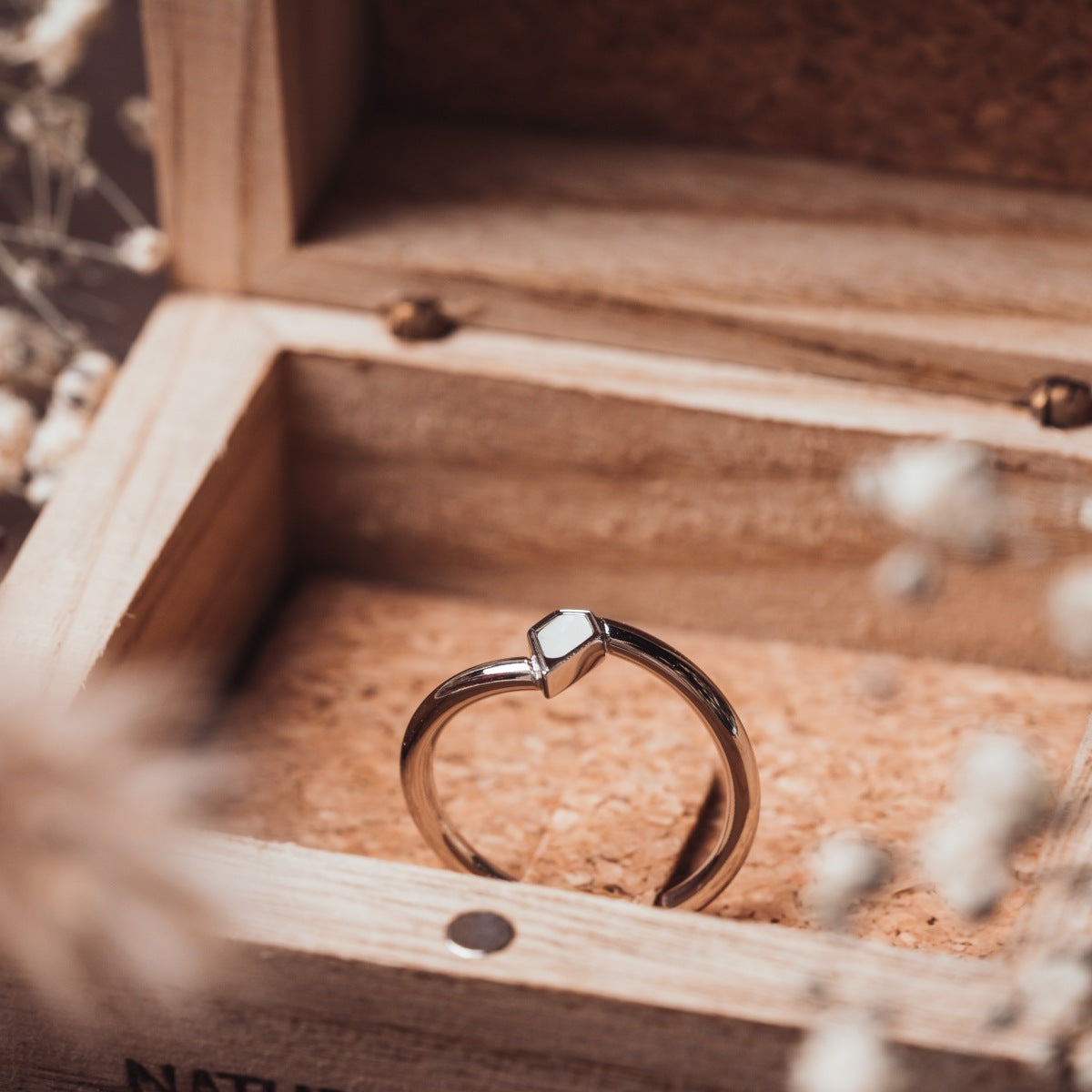 Reprise Ring (Perlmutt/Silber)