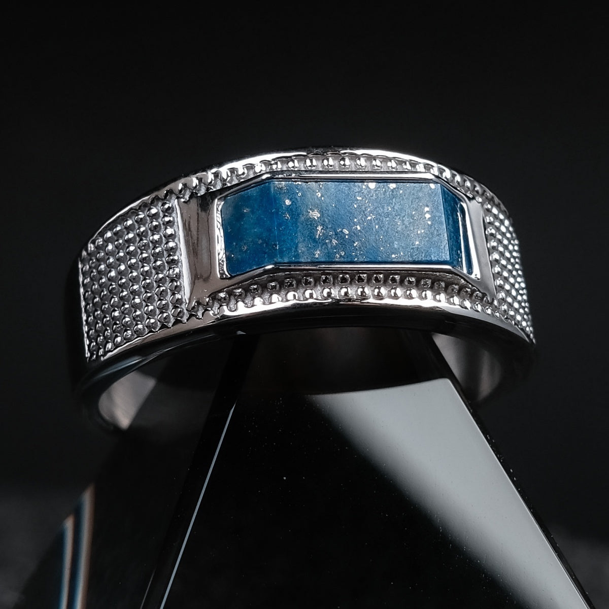 Planarity Ring (Lapislazuli/Silber)