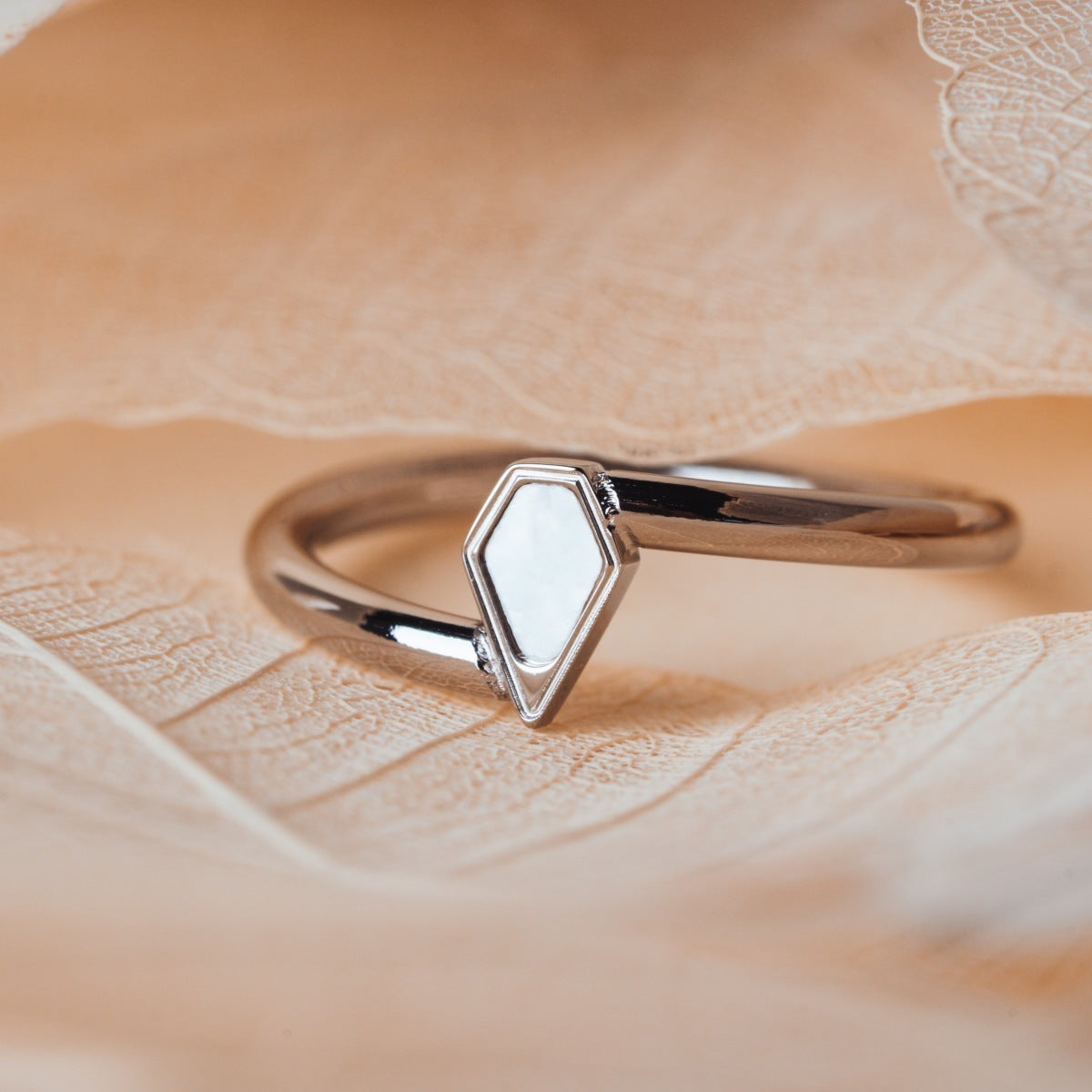 Reprise Ring (Perlmutt/Silber)