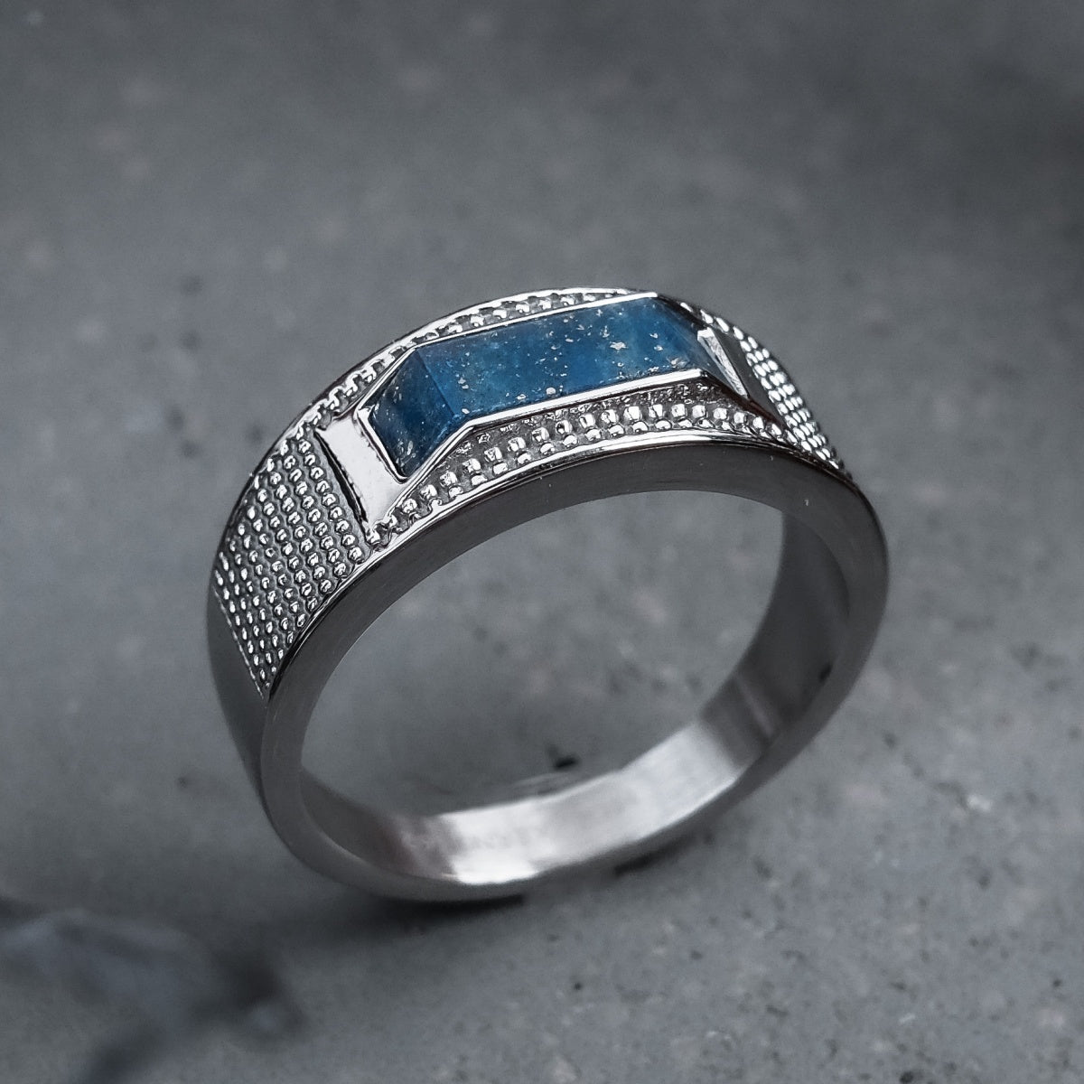 Planarity Ring (Lapislazuli/Silber)