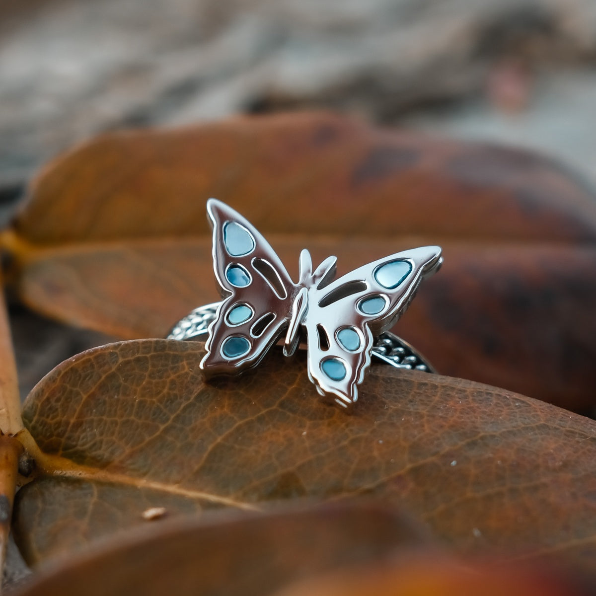 Fritillary Ring (Perlmutt/Silber)