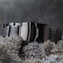 "Carbon", a stylish watch, blends Gray Maple and Dark Gray elements for a sleek, modern look.