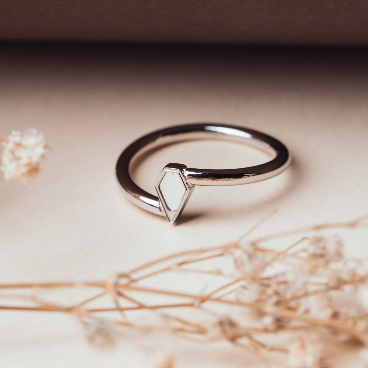 Reprise Ring (Perlmutt/Silber)
