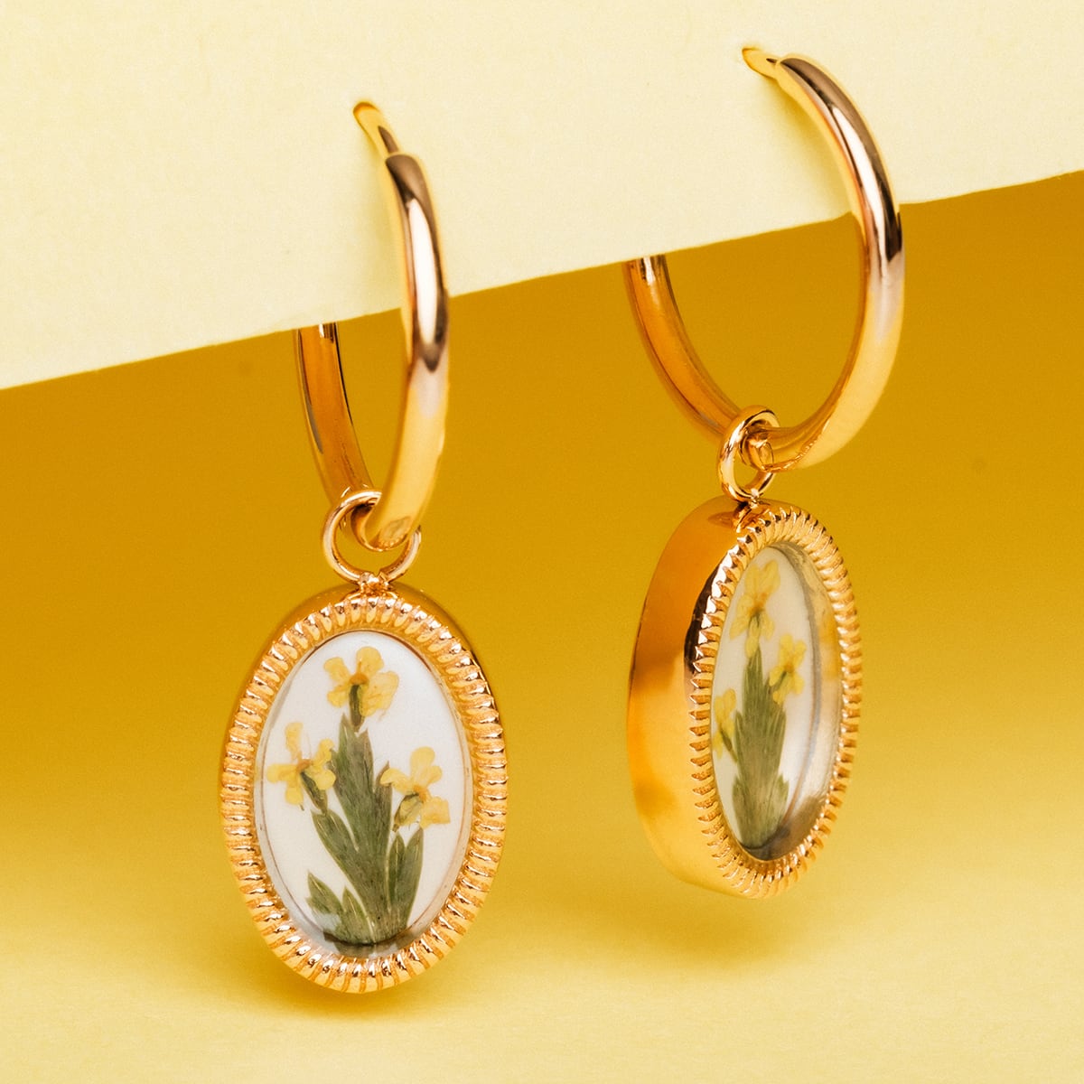 Wildflower Earrings (Flower/Gold)