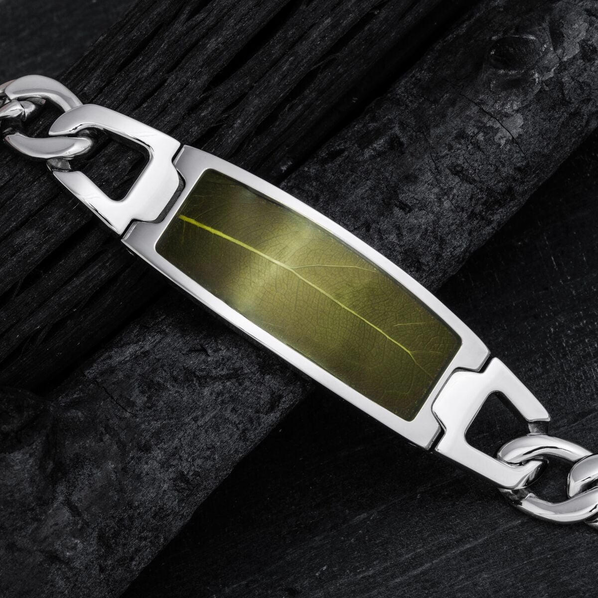 Modulus Armband (Blatt/Silber)