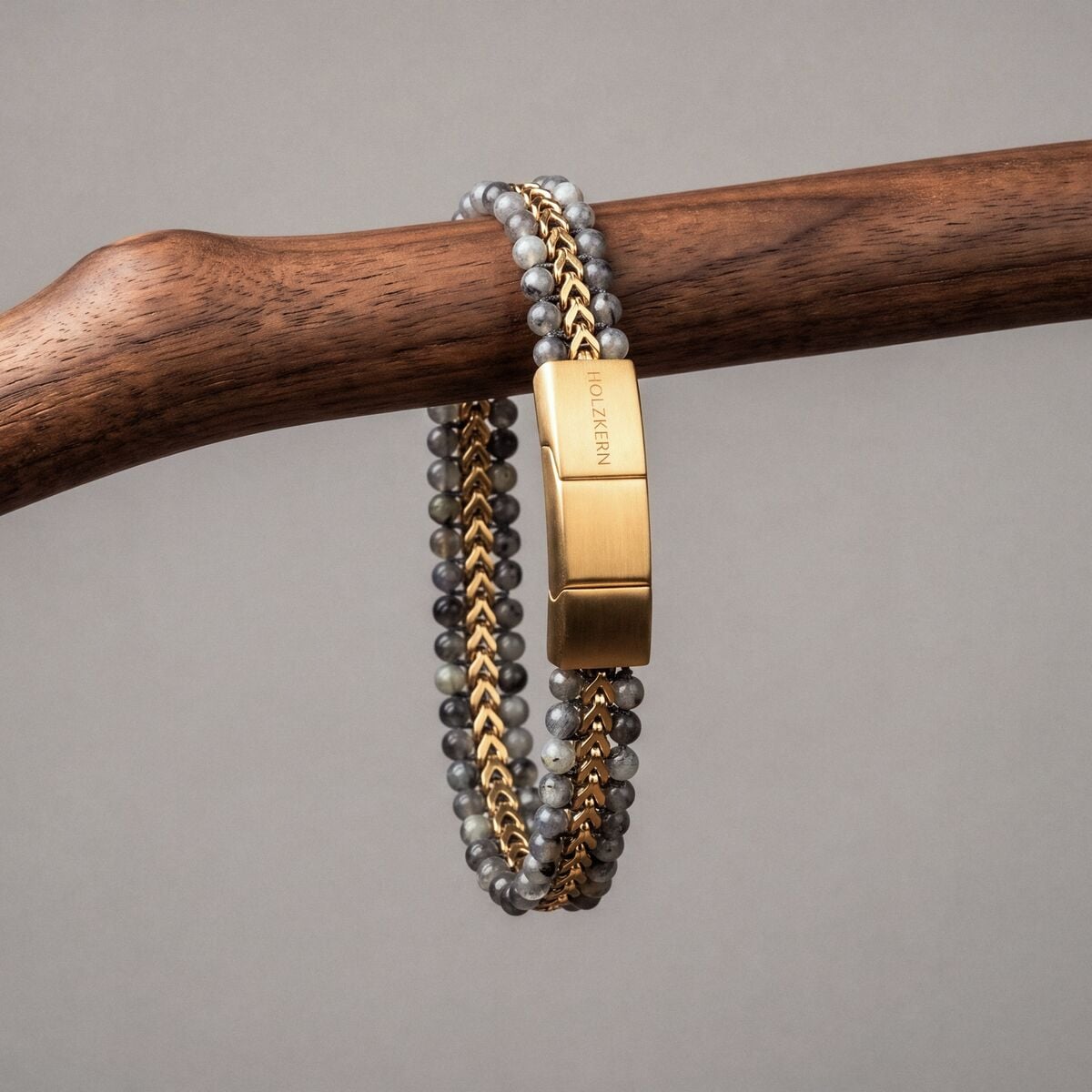 Offroad Armband (Labradorit/Gold)