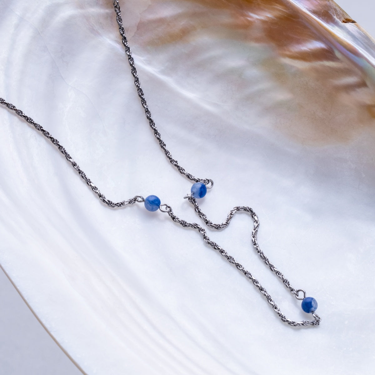 Dewdrops Halskette (Aventurin/Silber)