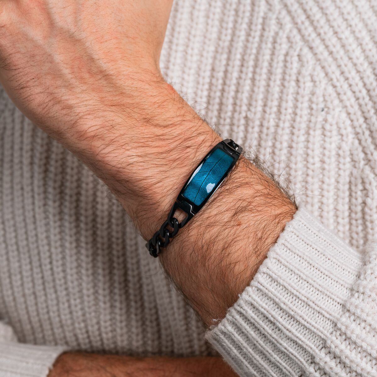 Modulus Bracelet (Real Leaf/Black)