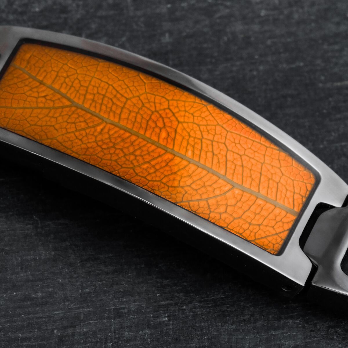 Modulus Armband (Blatt/Dunkelgrau)