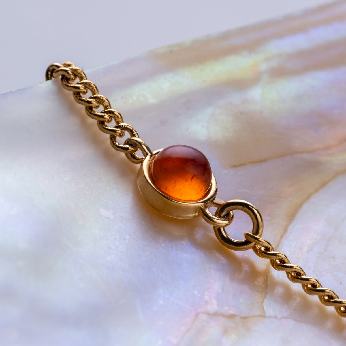 Dewdrops Armband (Chalcedon/Gold)