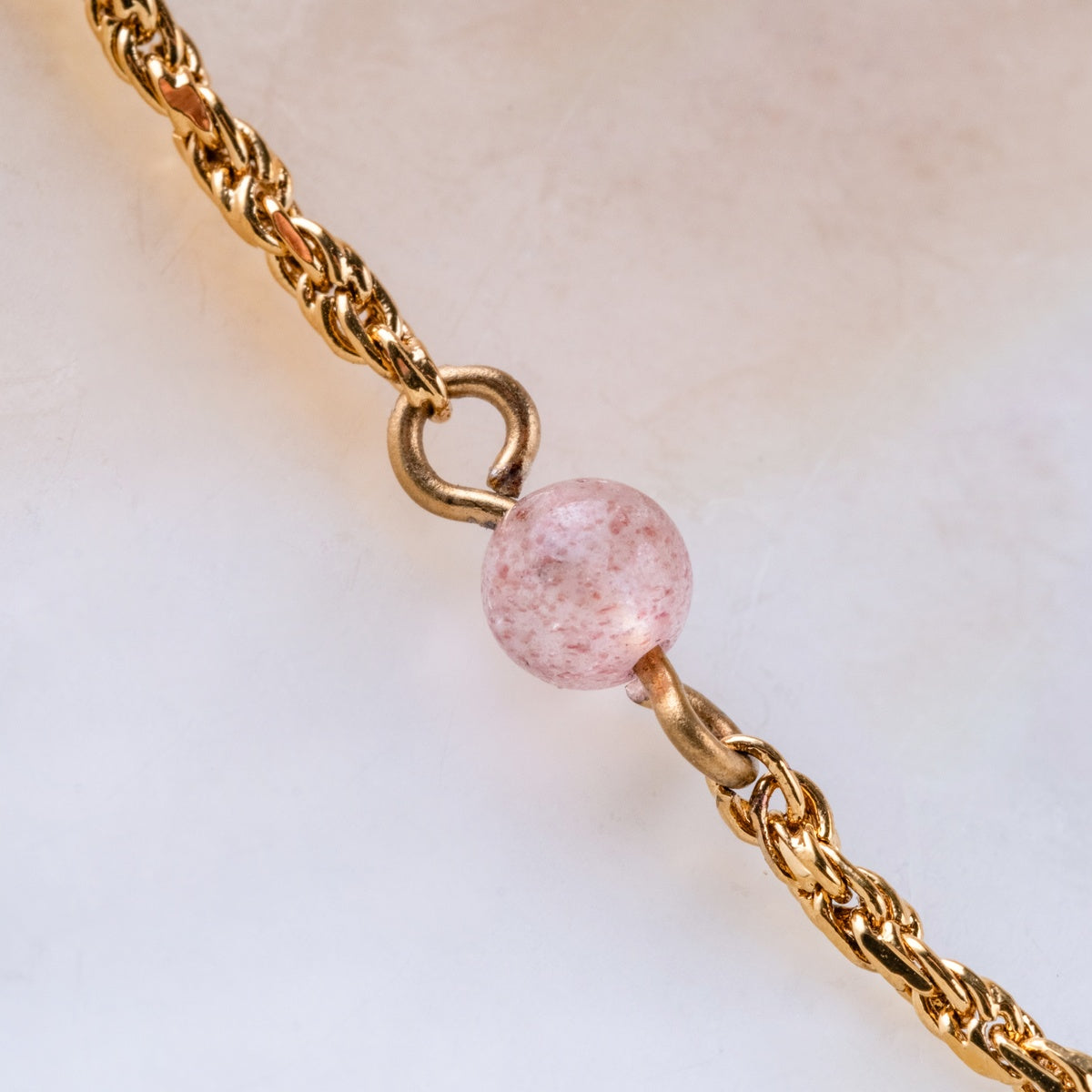 Dewdrops Halskette (Sonnenstein/Gold)