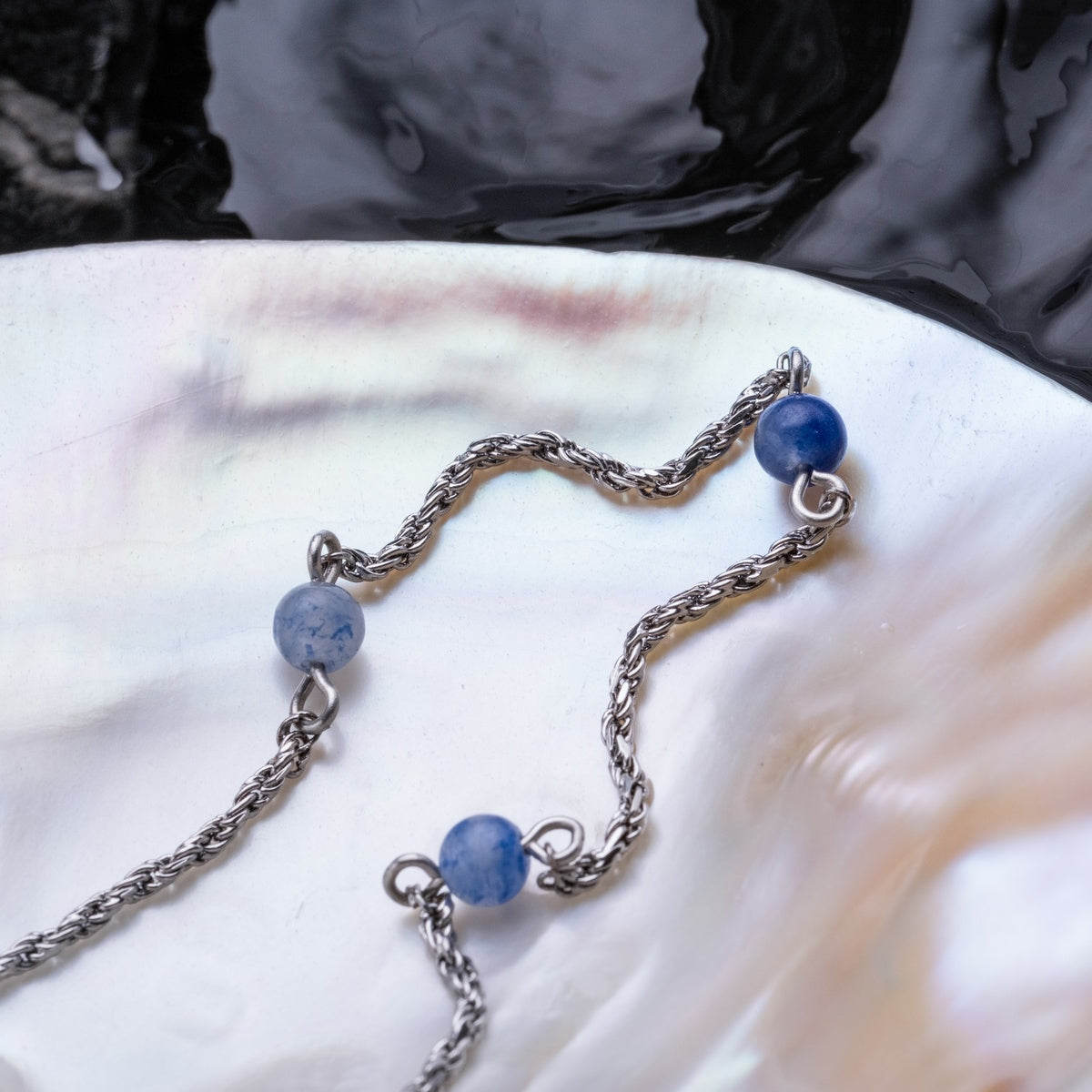 Dewdrops Armband (Aventurin/Silber)