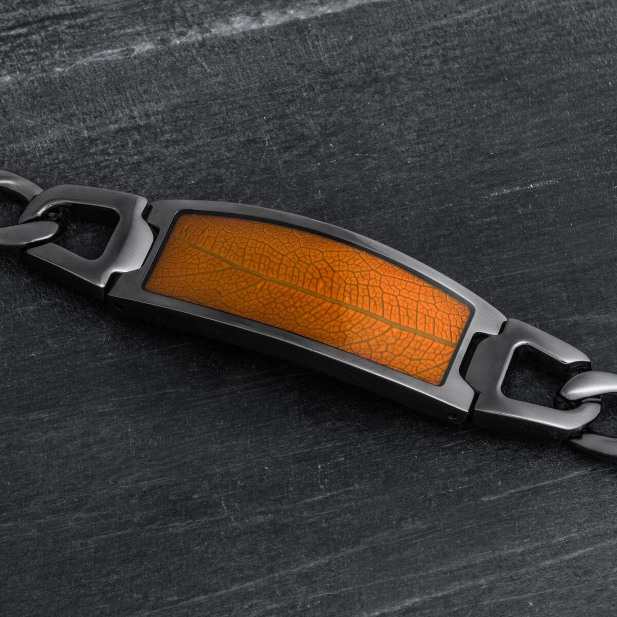 Modulus Armband (Blatt/Dunkelgrau)