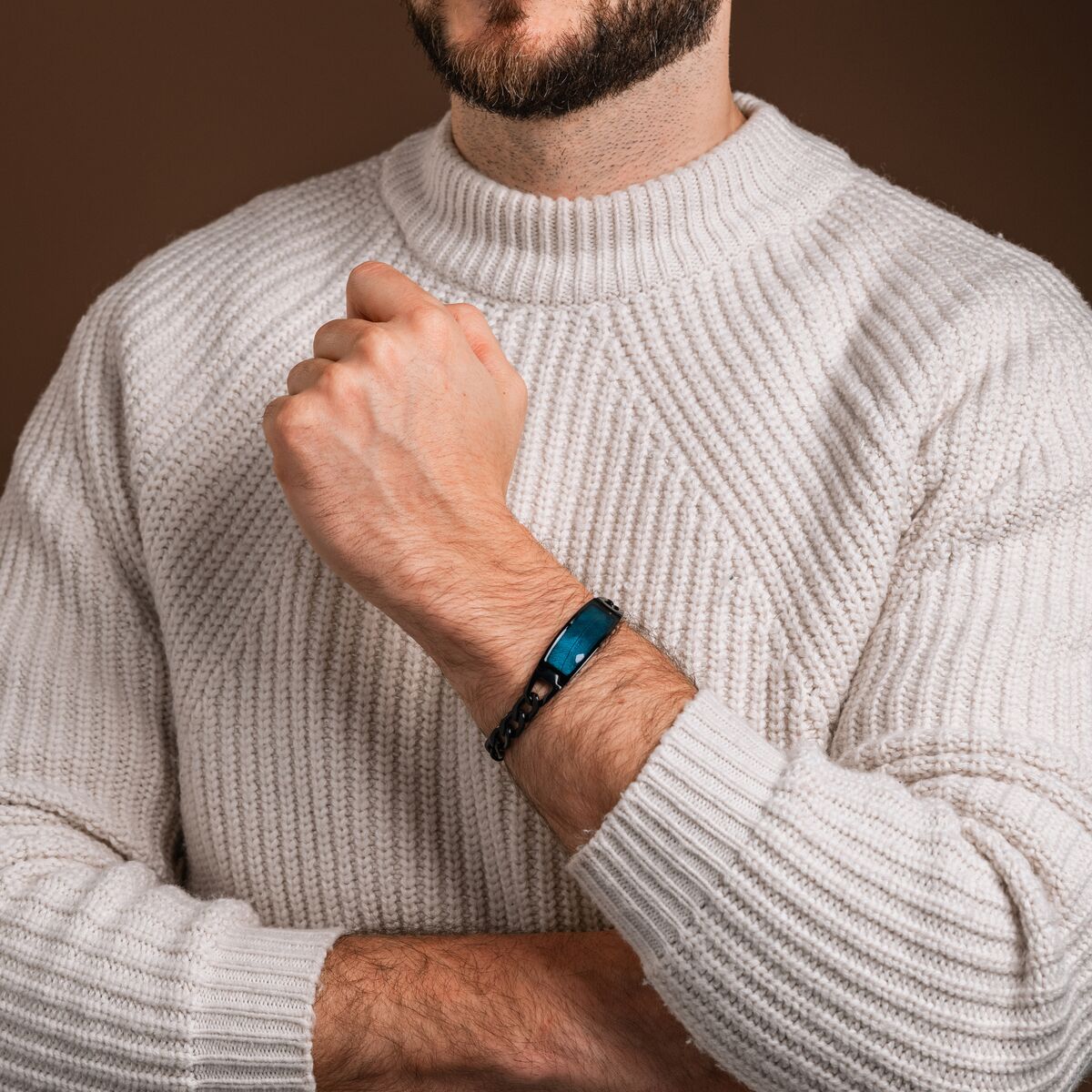Modulus Bracelet (Real Leaf/Black)
