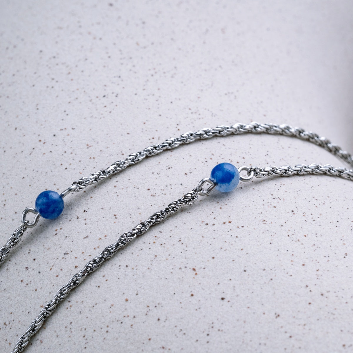 Dewdrops Halskette (Aventurin/Silber)