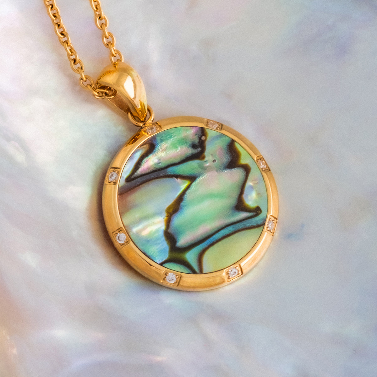 Soulgaze Halskette (Abalone/Gold)