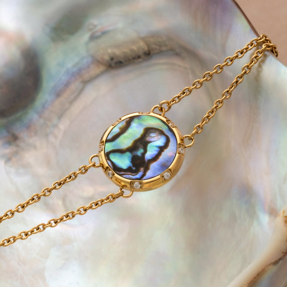 Soulgaze Bracelet (Abalone/Gold)