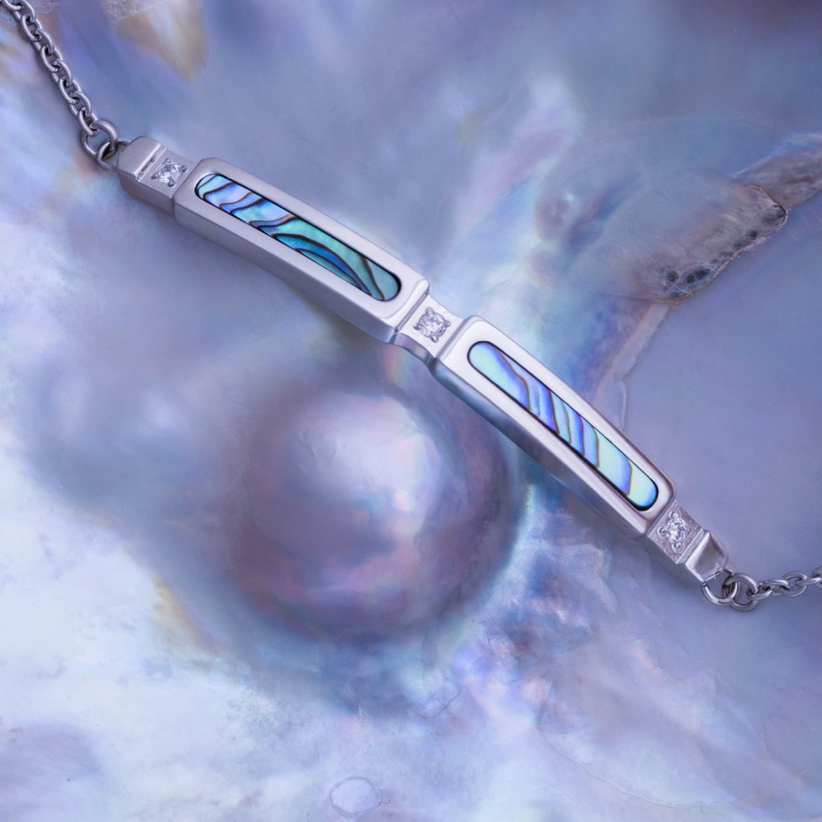 Campania Strap (Abalone/Silver)