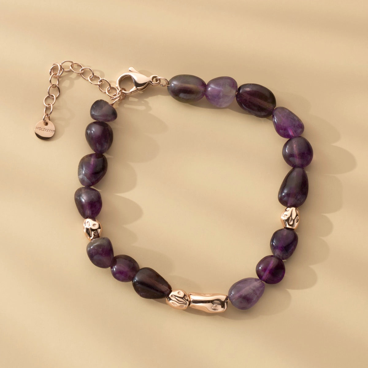 Fireworks Armband (Amethyst/Rosé) II