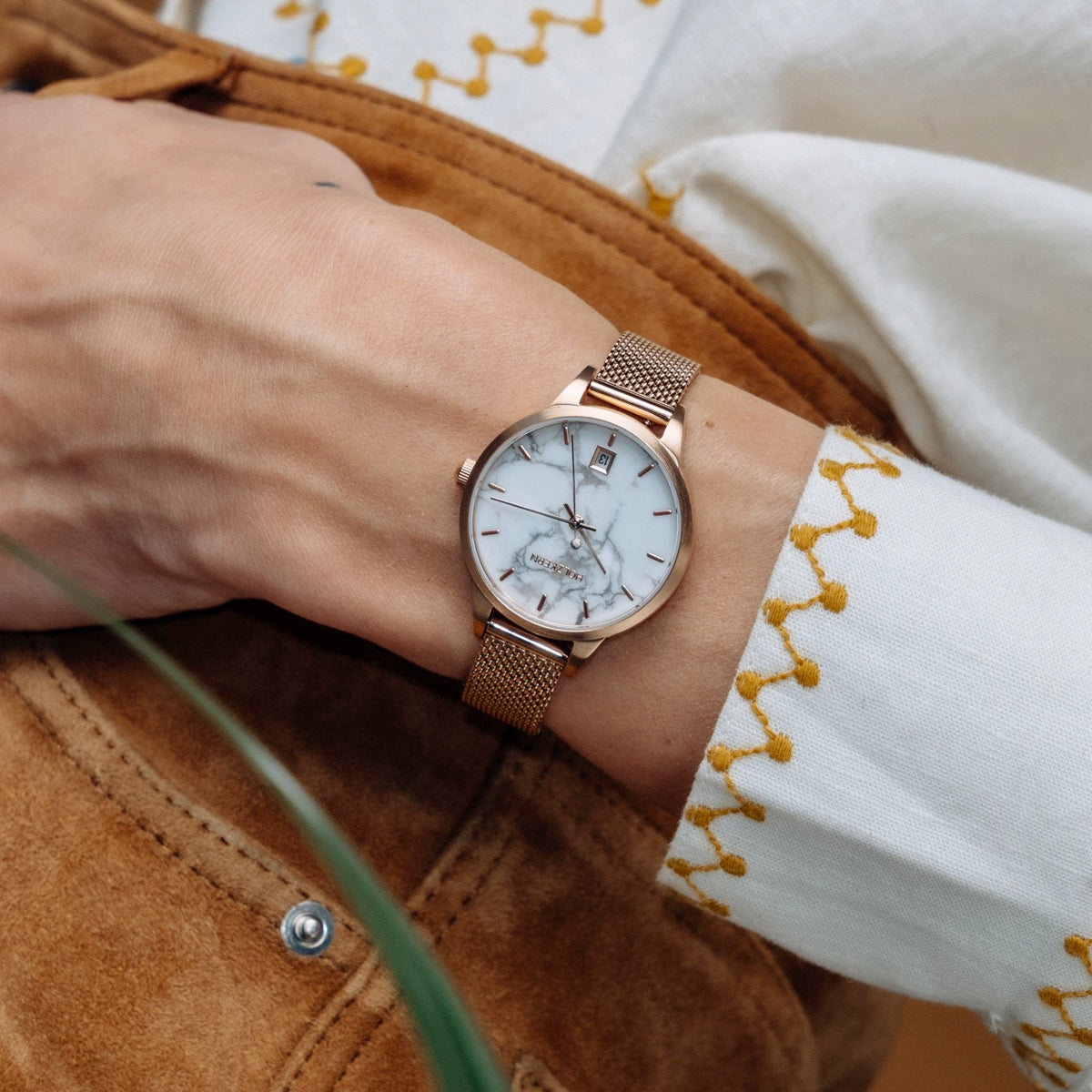 Eliza (Marble/Rose Gold)