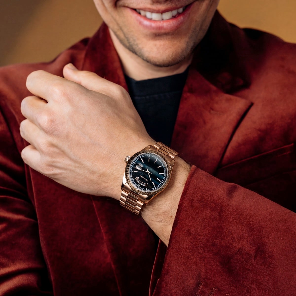 Transmontana (Hawk'S Eye/Rose Gold)