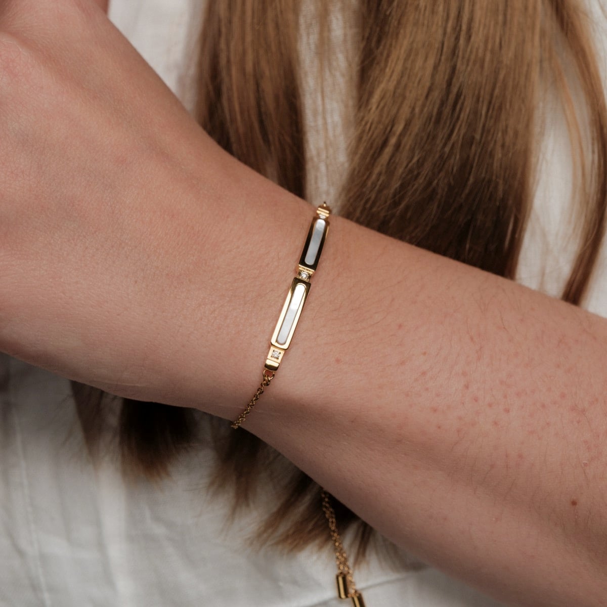 Campania Strap (Mother-of-pearl/Gold)