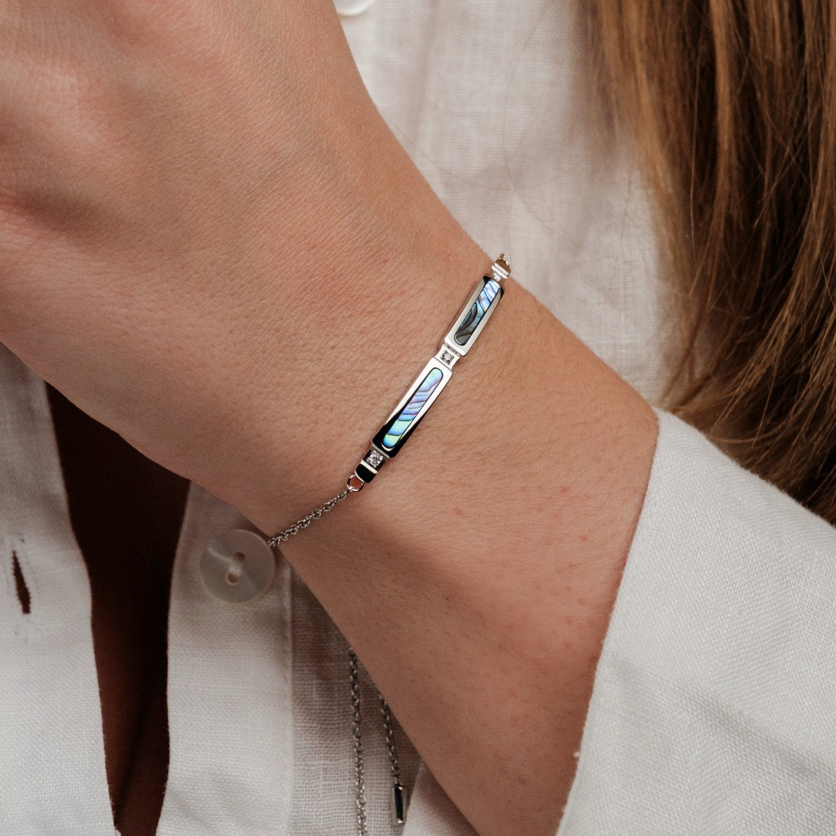 Campania Strap (Abalone/Silver)