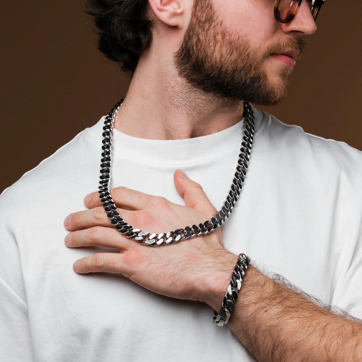Bodyguard Necklace (Sodalite/Silver)