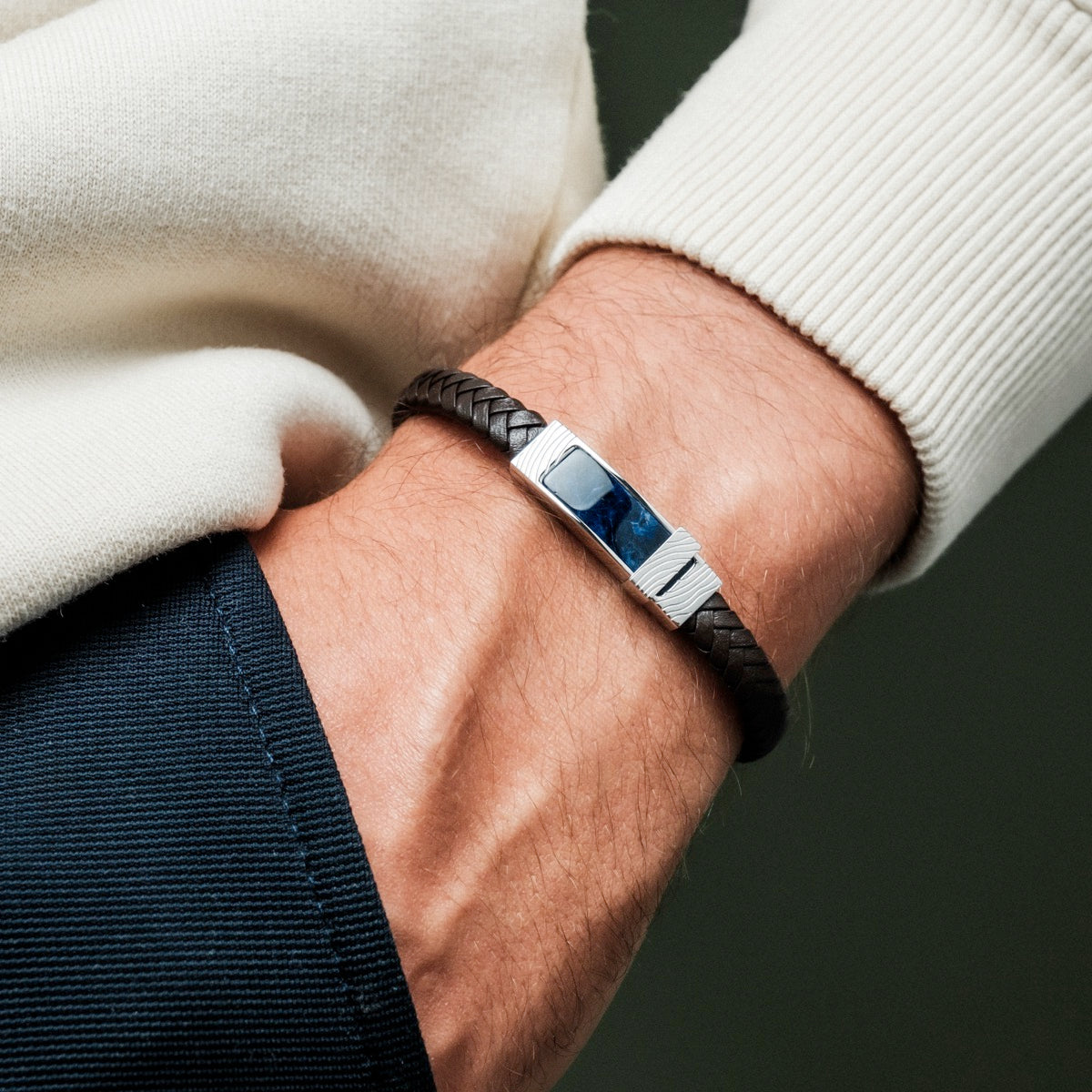 Wildrider Strap (Sodalite/Brown)