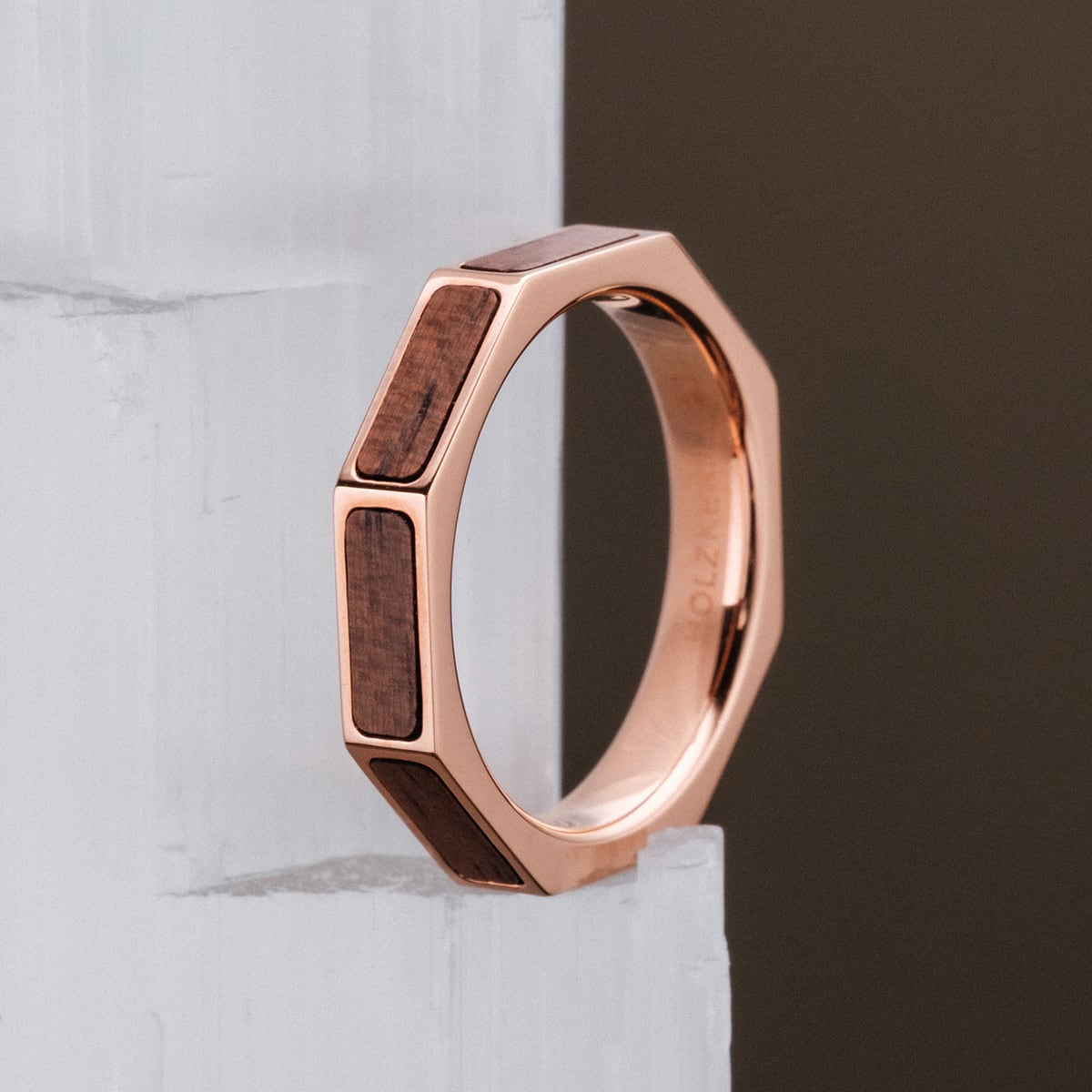 Supremum Ring (Walnuss/Rosé)