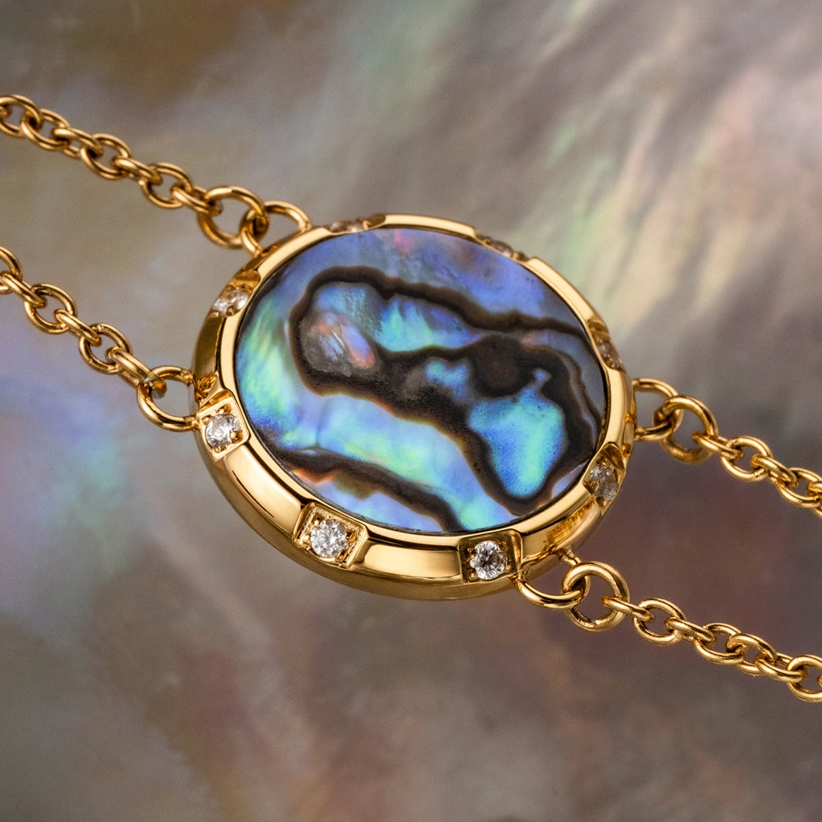 Soulgaze Bracelet (Abalone/Gold)