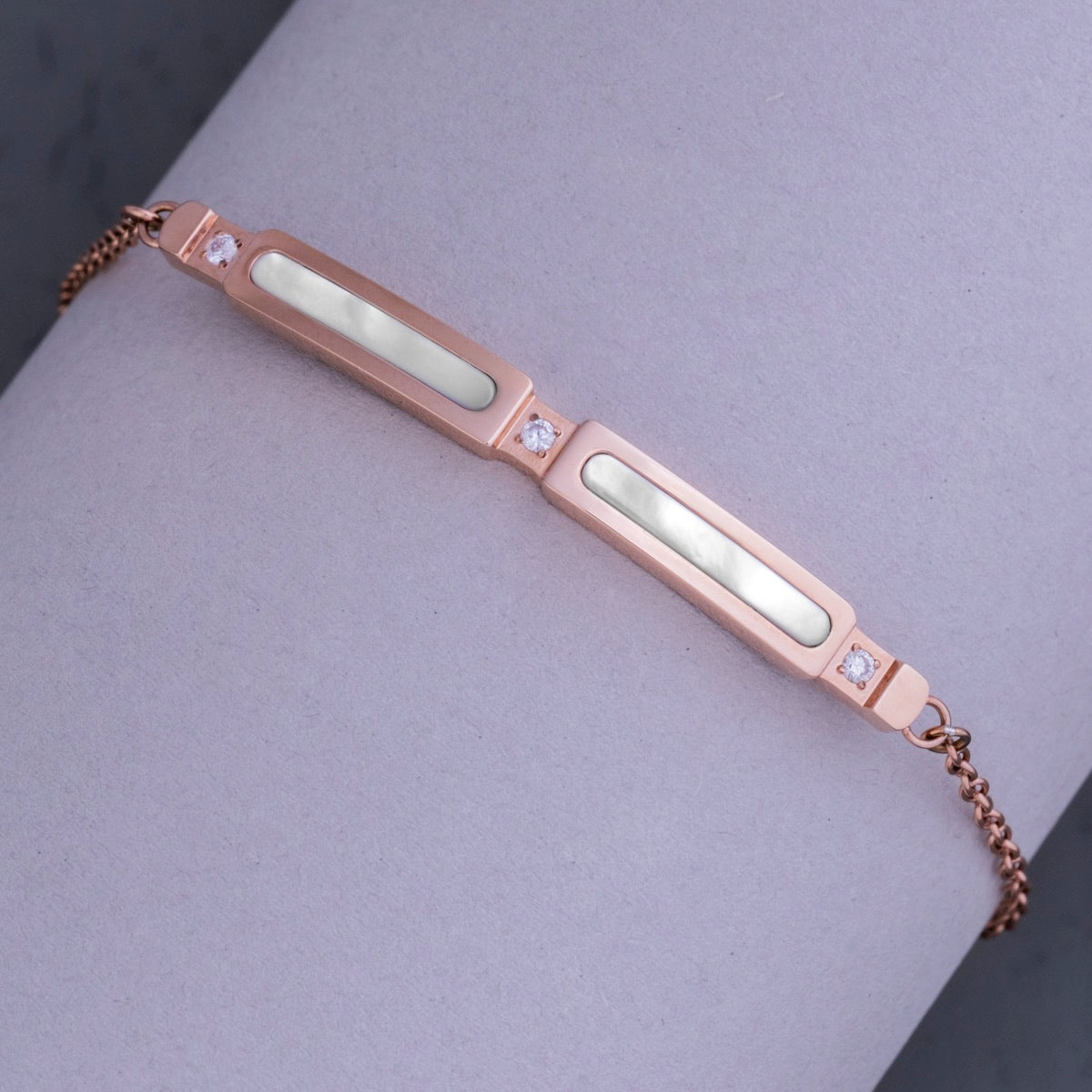 Campania Strap (Mother-of-pearl/Rose Gold)