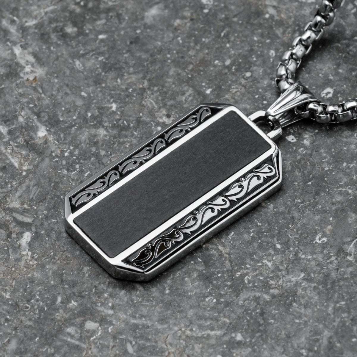 Marked Necklace (Maple/Silver)
