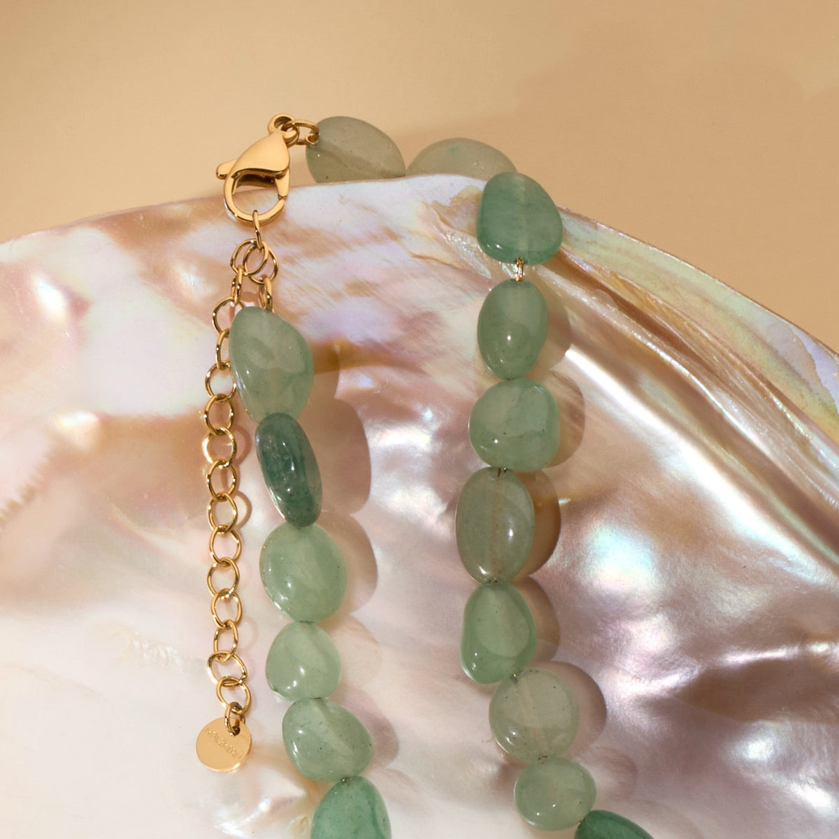 Fireworks Necklace (Aventurine/Gold)
