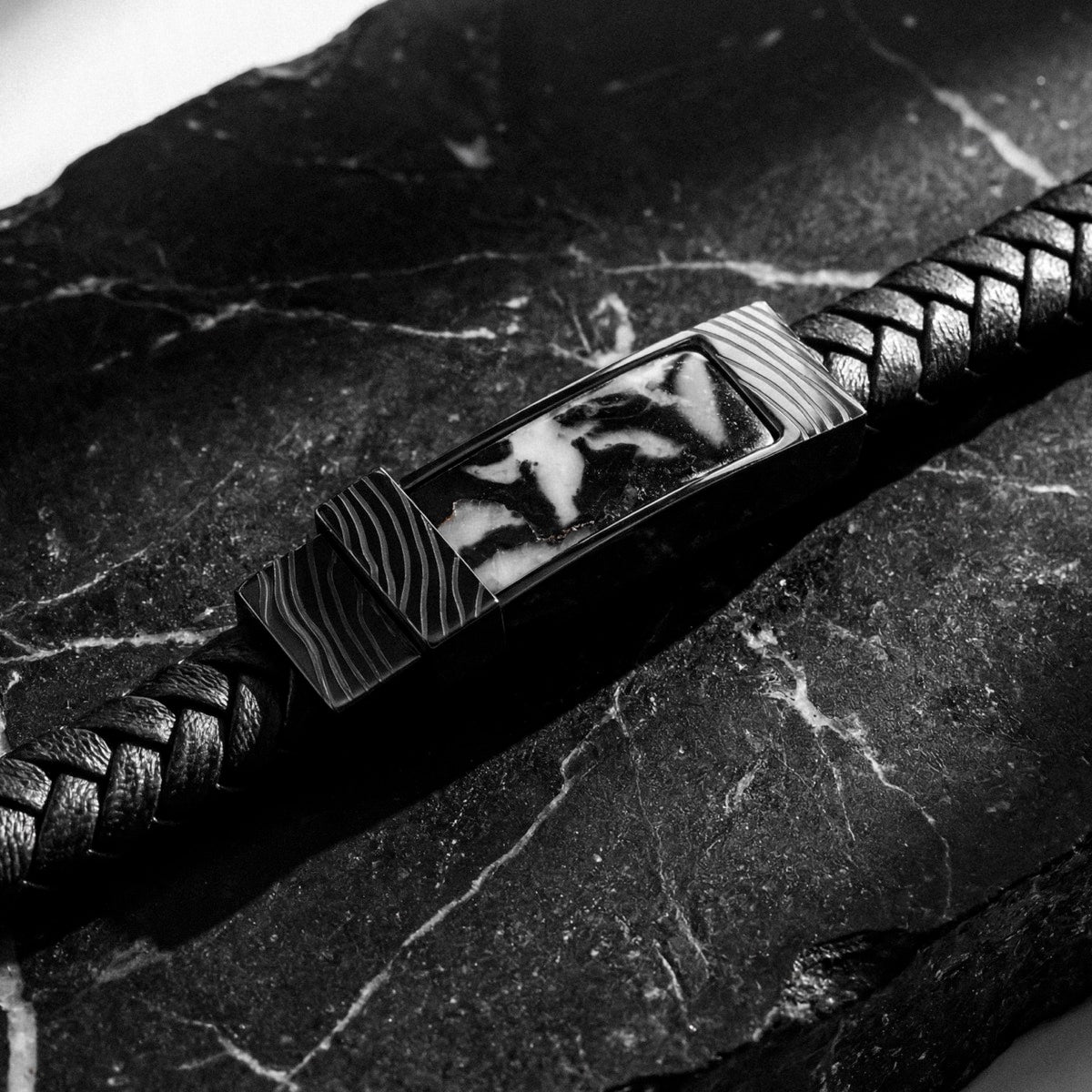 Wildrider Armband (Achat/Schwarz)
