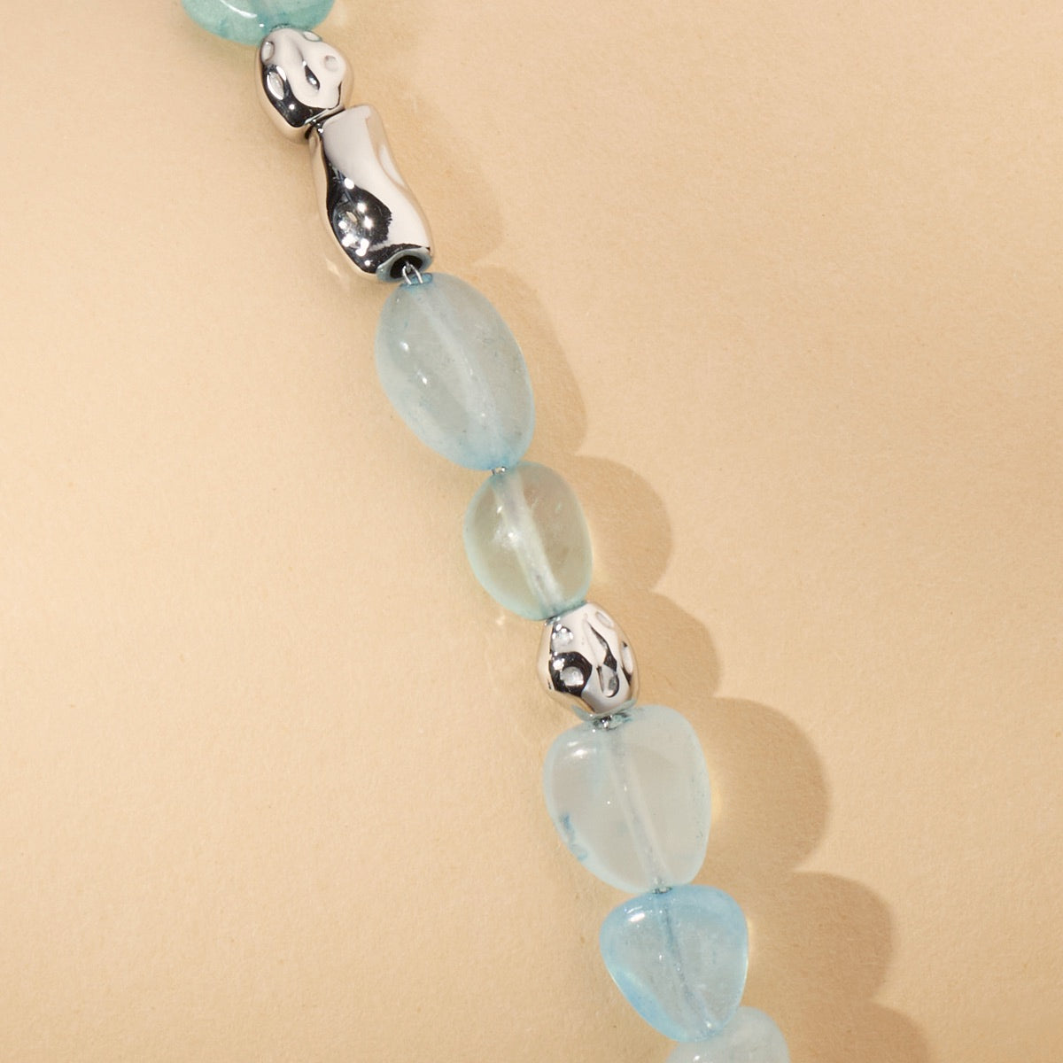 Fireworks Strap (Aquamarine/Silver)