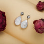 Summersweet Earrings: Elegant baroque pearl and silver earrings with a delicate, natural style.