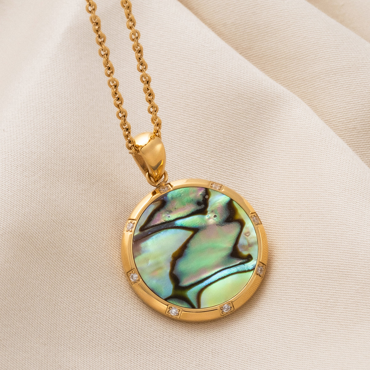 Soulgaze Halskette (Abalone/Gold)