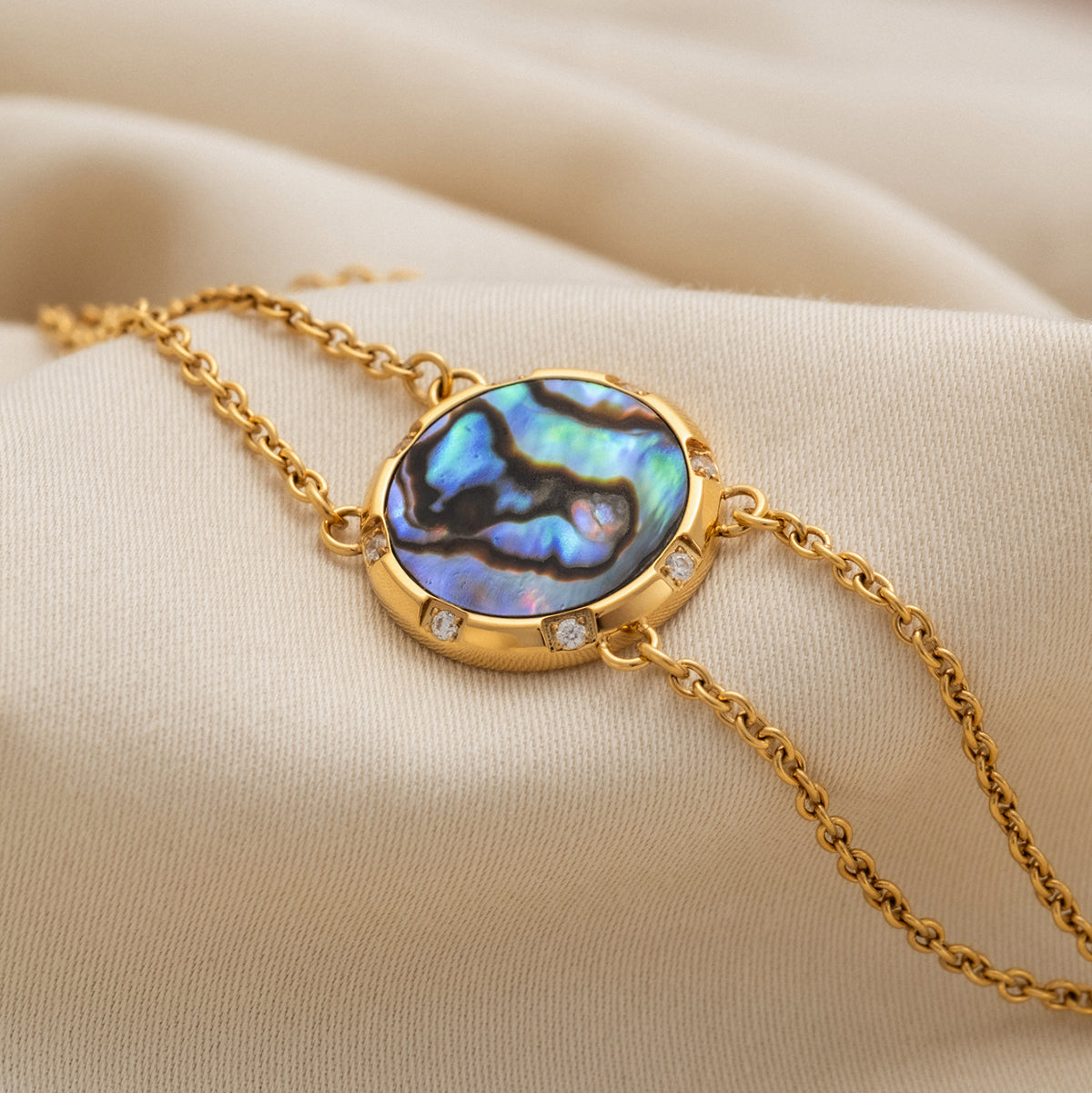 Soulgaze Bracelet (Abalone/Gold)