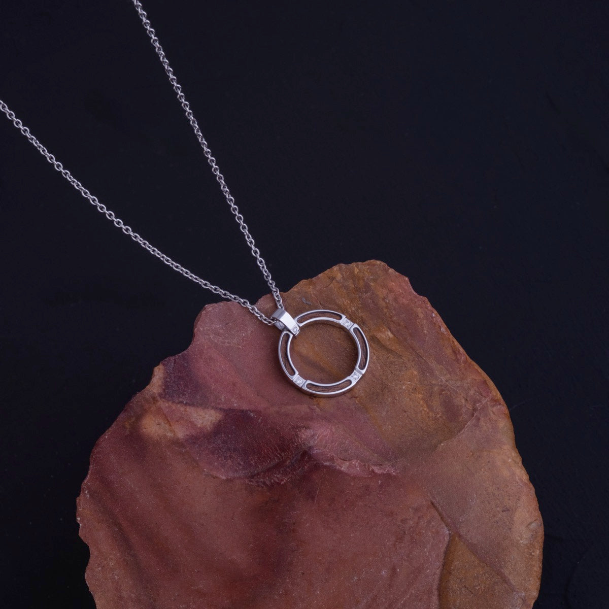 Campania Necklace (Walnut/Silver) Ii