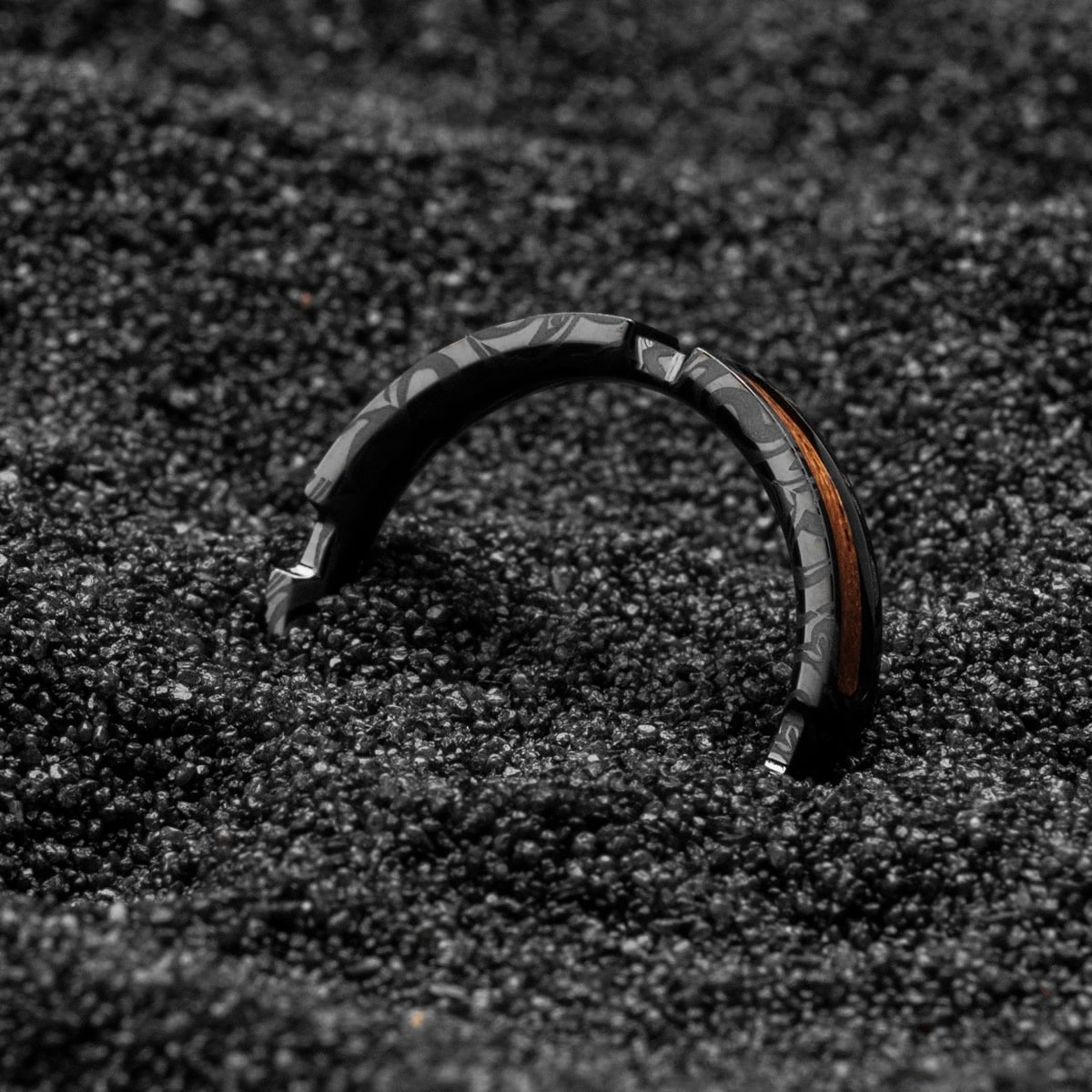 Campania Ring (Koa/Dark Gray)
