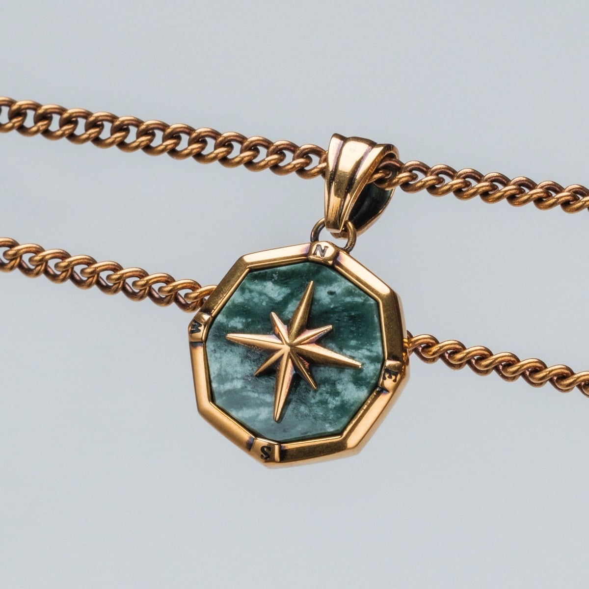 Polarstar Necklace (Marble/Gold)