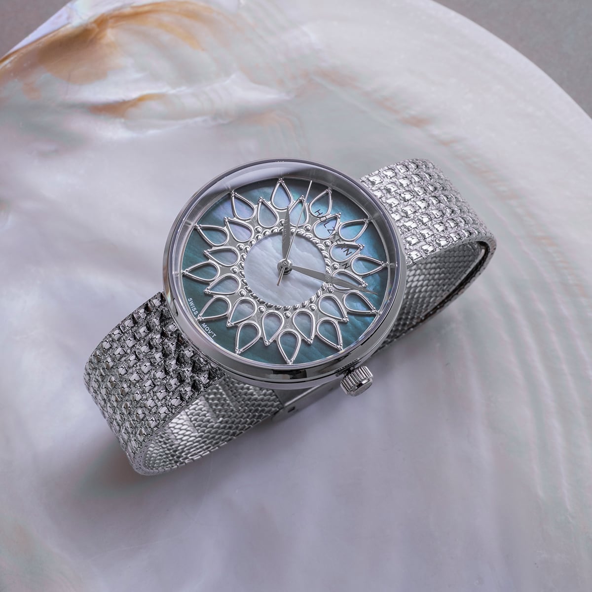Suncatcher (Perlmutt/Silber)