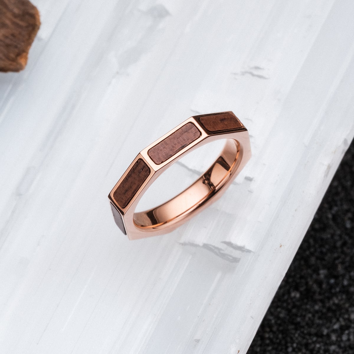 Supremum Ring (Walnuss/Rosé)